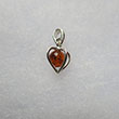 Pendentif coeur en cage 